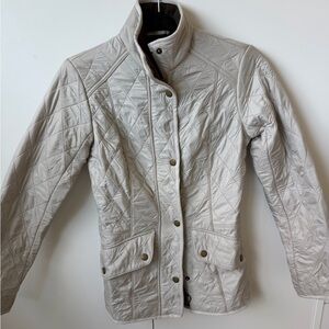 Barbour Quilted Utility Jacket - Light Gray